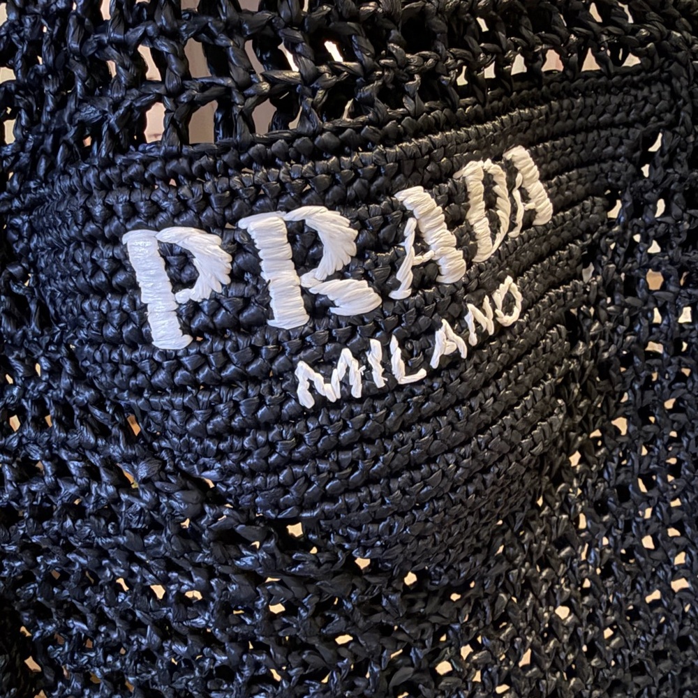 PRADA Raffia Tote - Picture 3 of 12